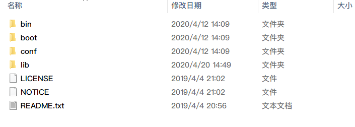 解压后